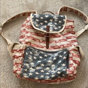 American Flag Backpack